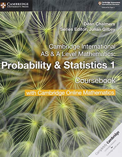 Cambridge International As & A Level Mathematics Probability & Statistics 1 Coursebook With Cambridge Online Mathematics (2 Years) [Lingua Inglese]: V