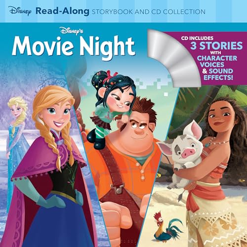 Disney'S Movie Night Readalong Storybook And Cd Collection: 3-In-1 Feature Animation Bind-Up