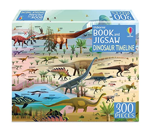 Book And Jigsaw Dinosaur Timeline (Usborne Book And Jigsaw)