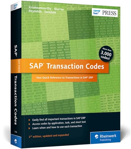 Sap Transaction Codes: Your Quick Reference To Transactions In Sap Erp