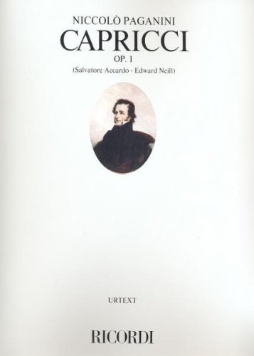 Paganini - Caprichos Op.1 (24) Para Violin (Urtext) (Accardo/Neill)