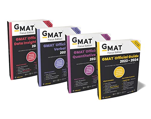 Gmat Official Guide 2023-2024 Bundle, Focus Edition: Includes Gmat Official Guide, Gmat Quantitative Review, Gmat Verbal Review, And Gmat Data Insight