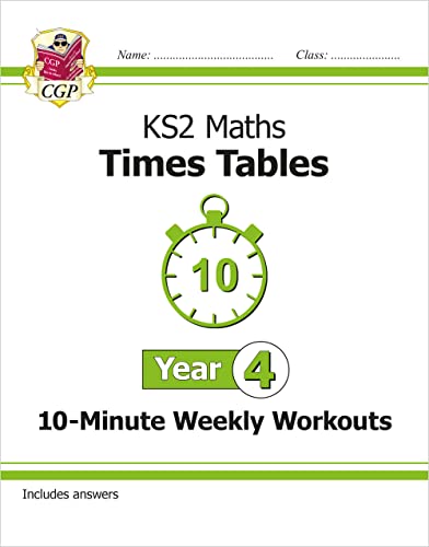 Ks2 Year 4 Maths Times Tables 10-Minute Weekly Workouts