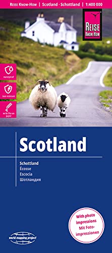 Reise Know-How Landkarte Schottland 1 : 4 00 000: Reiß- Und Wasserfest (World Mapping Project)