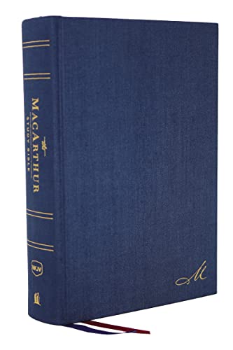 The Macarthur Study Bible: New King James Version, Blue, Comfort Print: Unleashing God'S Truth One Verse At A Time
