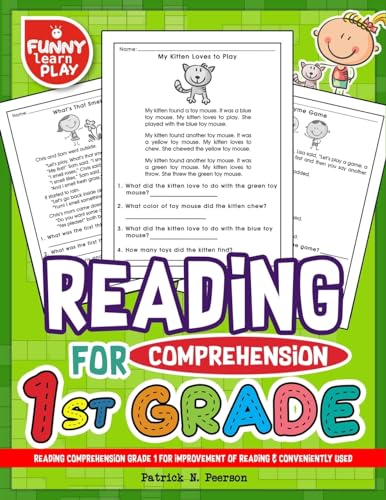 Reading Comprehension Grade 1 For Improvement Of Reading & Conveniently Used: 1St Grade Reading Comprehension Workbooks For 1St Graders To Combine Fun