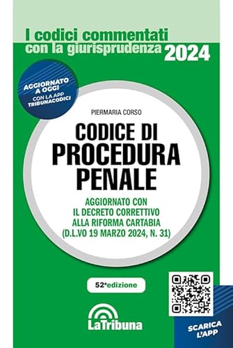 Codice Di Procedura Penale Commentato Con La Giurisprudenza. 1/2024
