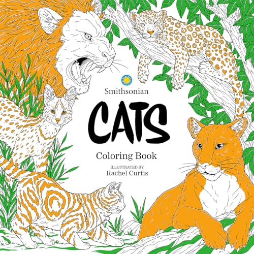 Cats: A Smithsonian Coloring Book