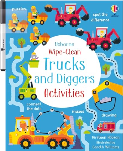Wipe-Clean Trucks And Diggers Activities (Wipe-Clean Activities)