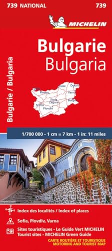 Bulgarie 1:700.000: Strassen- Und Tourismuskarte