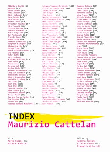Maurizio Cattelan. Index. Ediz. Illustrata
