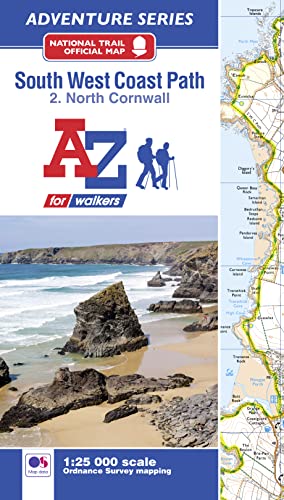 South West Coast Path National Trail Official Map North Cornwall: With Ordnance Survey Mapping: 3