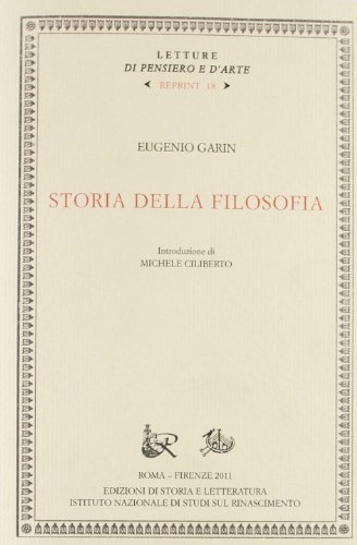 Storia Della Filosofia