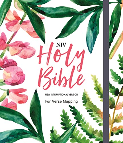 Niv Bible For Journalling And Verse-Mapping: Floral