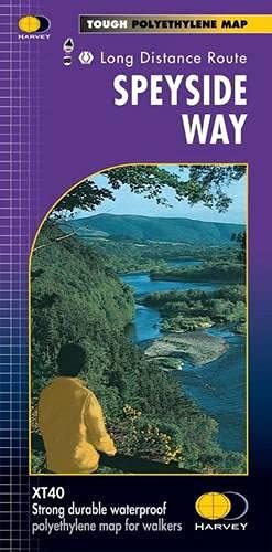 Speyside Way Xt 40 Route Map: National Trail (Harvey National Trails Xt40) (Route Map Series) (Trail Map Xt40)