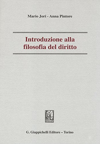 Introduzione Alla Filosofia Del Diritto