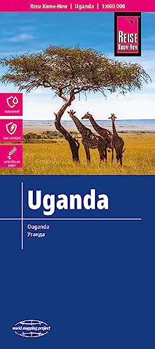 Reise Know-How Landkarte Uganda (1:600.000): World Mapping Project / Reiß - Und Wasserfest