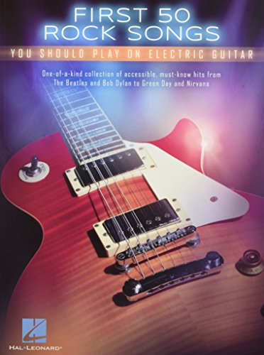 First 50 Rock Songs You Should Play On Electric Guitar Gtr Tab Bk [Lingua Inglese]