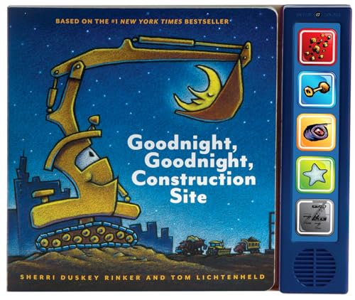 Goodnight, Goodnight Construction Site Sound Book: (Construction Books For Kids, Books With Sound For Toddlers, Children'S Truck Books, Read Aloud Boo