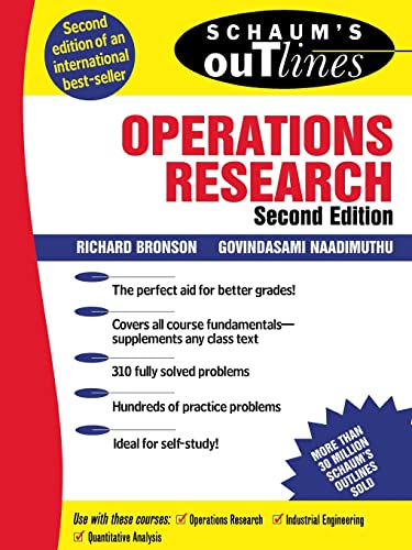 Schaum'S Outline Of Operations Research