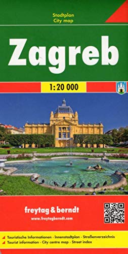 Zagabria 1:20.000: Stadsplattegrond Schaal 1 : 15.000