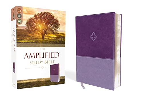 The Amplified Study Bible: Amplified, Purple, Leathersoft