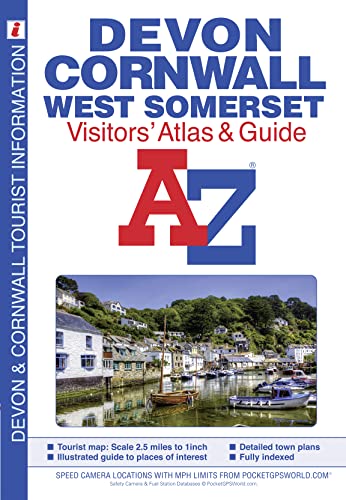 Devon, Cornwall And West Somerset A-Z Visitors' Atlas