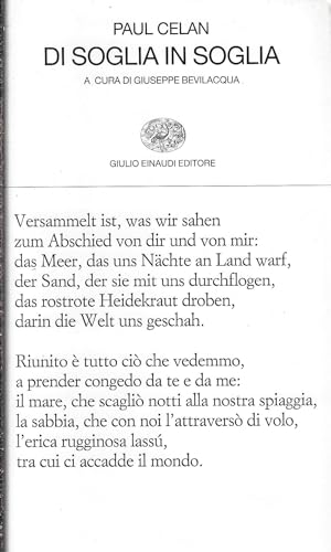 Di Soglia In Soglia