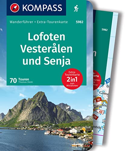 Kompass Wanderführer Lofoten, Vesterålen Und Senja, 70 Touren Mit Extra-Tourenkarte: Gps-Daten Zum Download: 5260