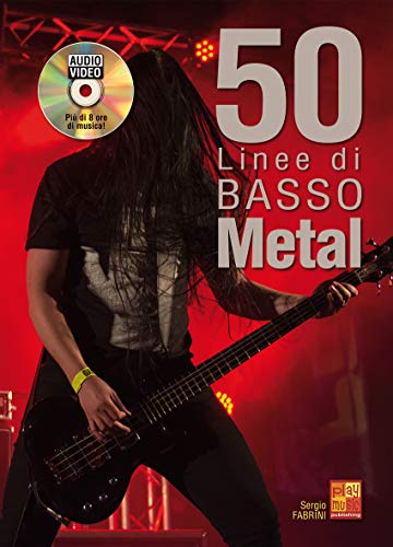 50 Linee Di Basso Metal - 1 Libro + 1 Disco Dati (Audio/Video)