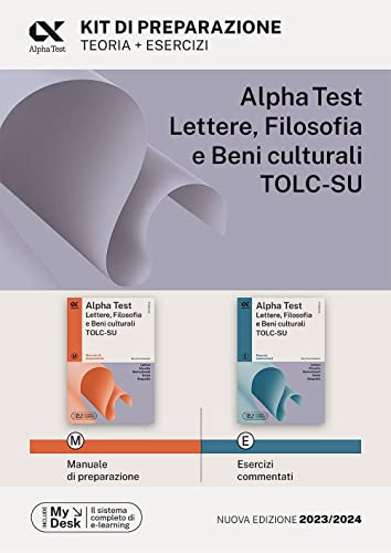 Alpha Test Lettere, Filosofia E Beni Culturali Tolc-Su. Kit Di Preparazione