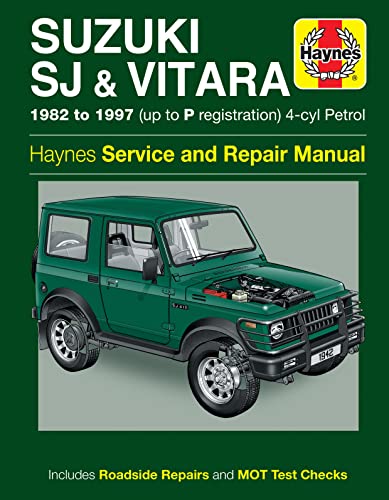 Suzuki Sj Series, Samurai & Vitara (4-Cyl) Petrol (82 - 97) Haynes Repair Manual