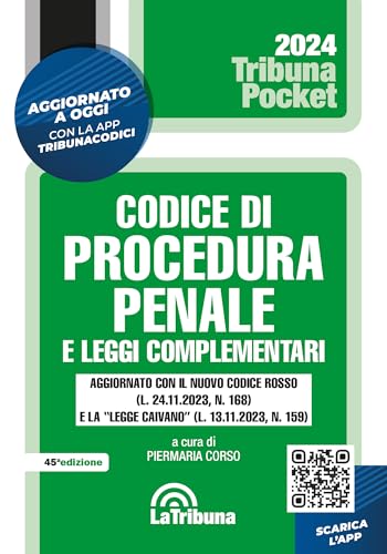 Codice Di Procedura Penale E Leggi Complementari. 1/2024
