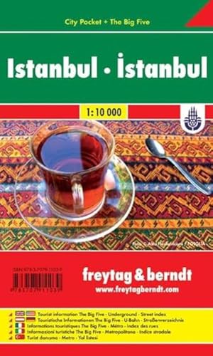Istanbul 1:10.000: Stadsplattegrond Schaal 1 : 10.000: 500 Cp