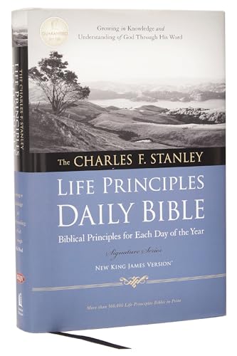 Nkjv, Charles F. Stanley Life Principles Daily Bible, Hardcover: New King James Version