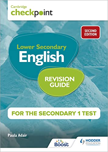 Cambridge Checkpoint Lower Secondary English Revision Guide For The Secondary 1 Test