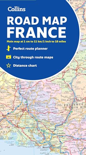 Collins Map Of France