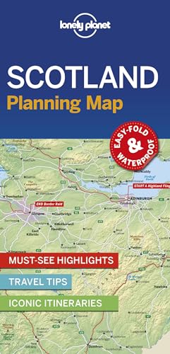 Lonely Planet Scotland Planning Map [Lingua Inglese]