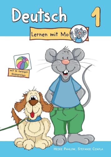 Deutsch Lernen Mit Mo - Teil 1: Bildwörterbuch Zum Ausmalen, Üben Und Spielen Mit Farbigen Bildkärtchen [Lingua Tedesca]: Vol. 1