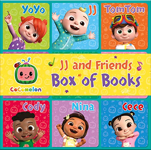 Official Cocomelon: Jj & Friends Box Of Books: Learn About Jj And Friends With This Box Of 9 Early-Learning Illustrated Board Books For Children Aged