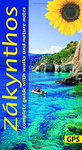 Zakynthos Walking Guide: 4 Car Tours, Nature Notes, 22 Long And Short Walks With Gps (Sunflower Walking & Touring Guide): 22 Long And Short Walks And