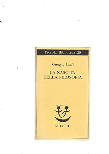 La Nascita Della Filosofia