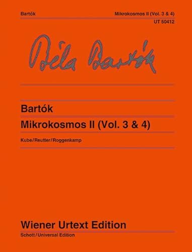 Mikrokosmos: Edité D'Après Les Sources Par Michael Kube Et Jochen Reutter. Doigté De Béla Bartók. Notes Sur L'Étude Et L'Interprétation De Peter Rogge