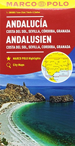 Andalusia, Costa Del Sole, Siviglia, Cordoba, Granada 1:200.000