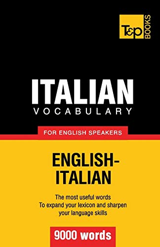 Italian Vocabulary For English Speakers - 9000 Words: 168