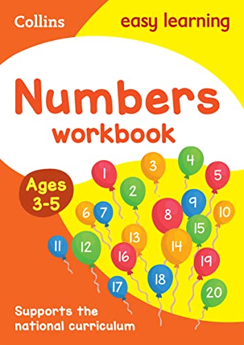 Numbers Workbook Ages 3-5: Prepare For Preschool With Easy Home Learning