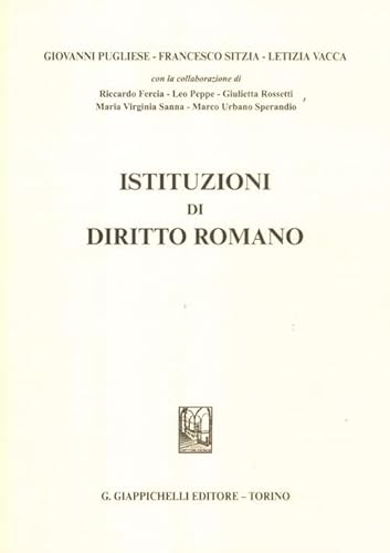 Istituzioni Di Diritto Romano