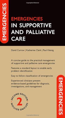 Emergencies In Supportive And Palliative Care