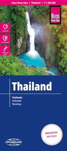 Reise Know-How Landkarte Thailand 1 : 1.200.000: Reiß- Und Wasserfest (World Mapping Project)