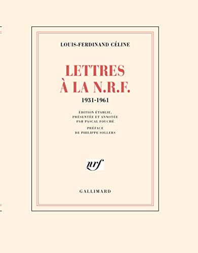 Lettres À La N.R.F.: (1931-1961)